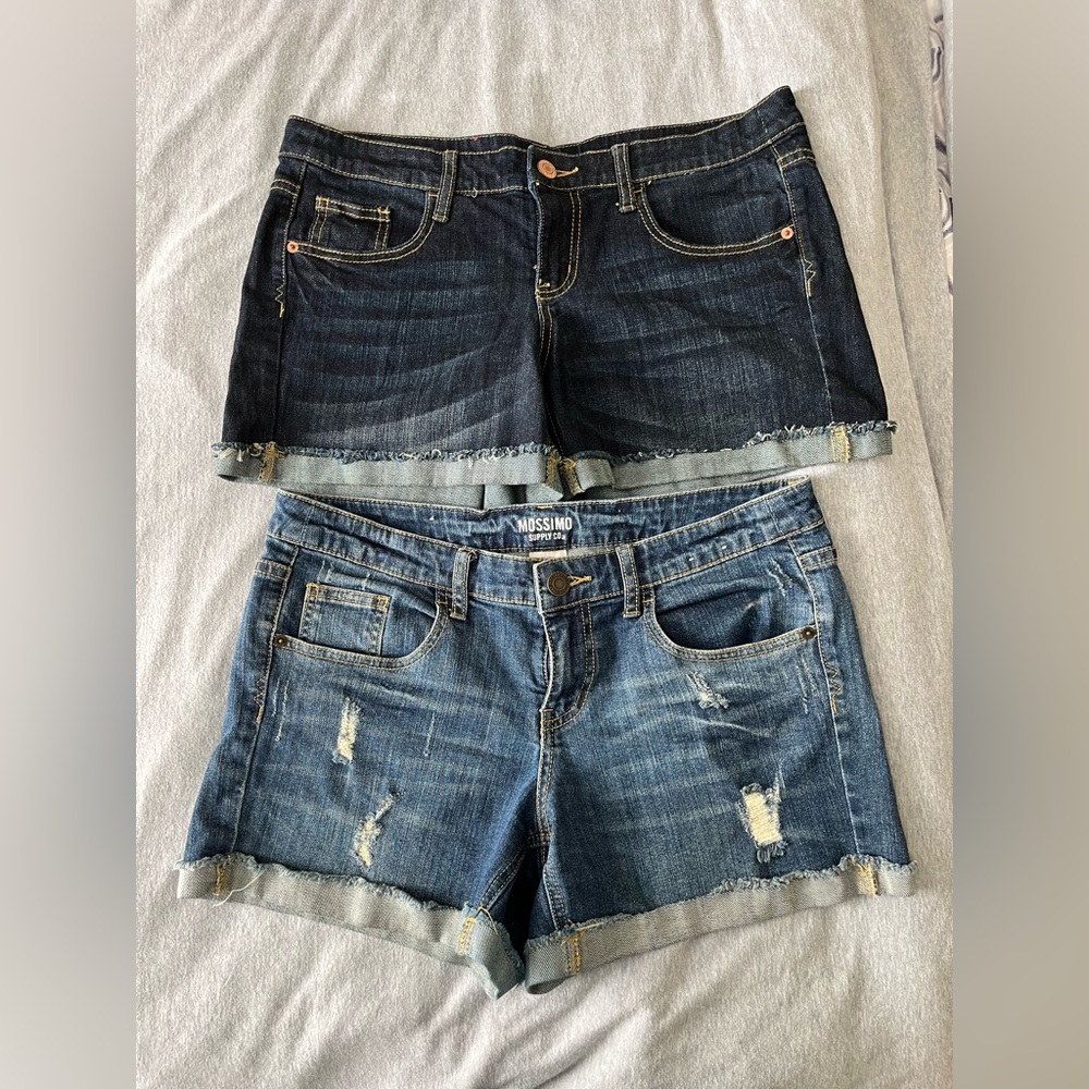 Low Rise Jean Shorts